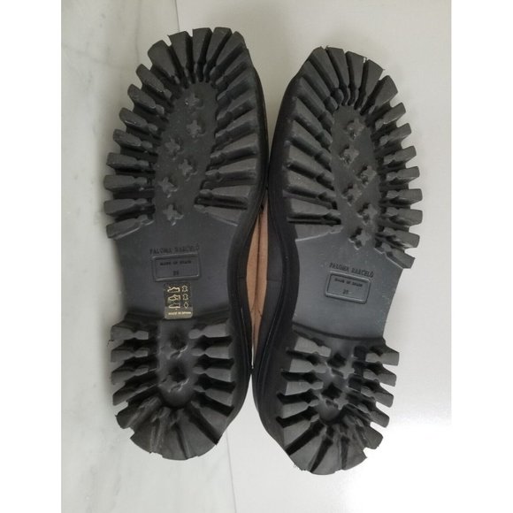 Paloma Barcelo Kenny Platform Loafer Tan Size 39 EUC - Picture 4 of 4